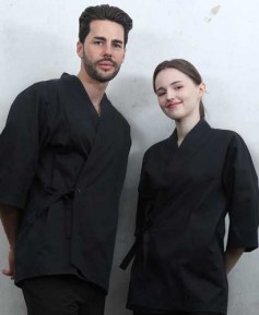 KO-4121 블랙 쿨기능성 무지 칠부조리복