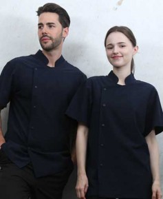 SKO-3943 네이비 슬림핏 고신축 쿨기능성 반팔조리복