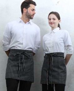 SQ-270 블랙 스트라이프 허리앞치마