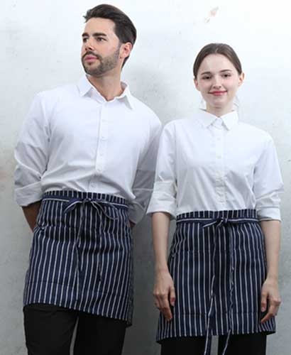 SQ-271 네이비 스트라이프 허리앞치마