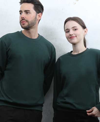 ST3-96 동절기 맨투맨 특양면 수박색