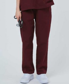 SP101W-4 여성 베이직 스크럽 팬츠 버건디