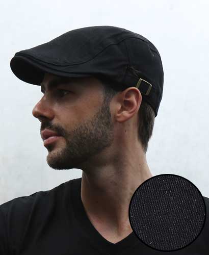 SC-504 블랙 베이직 헌팅캡