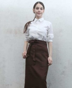 SAP-720-1 커피 허리롱 카페앞치마--양주머니 [511]