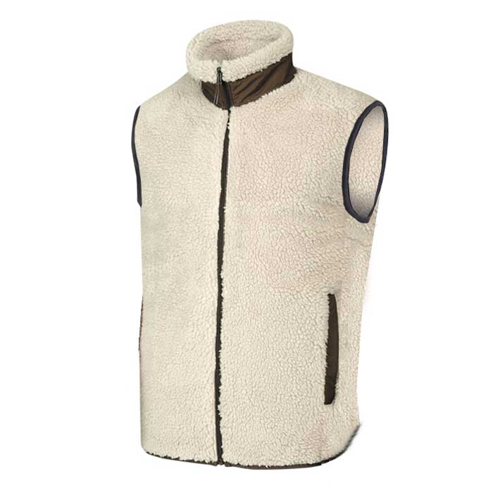 SV-224 아이보리  양털 후리스 조끼