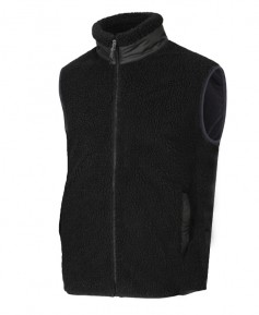 SV-224 검정  양털 후리스 조끼