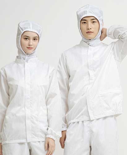 SWQ-100 제전 화이트 위생복 상의ㅡㅡ[남녀공용] 폴리원단