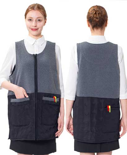 SAR-9883 그레이 누빔 모직 원피스ㅡㅡㅡ[동절기]