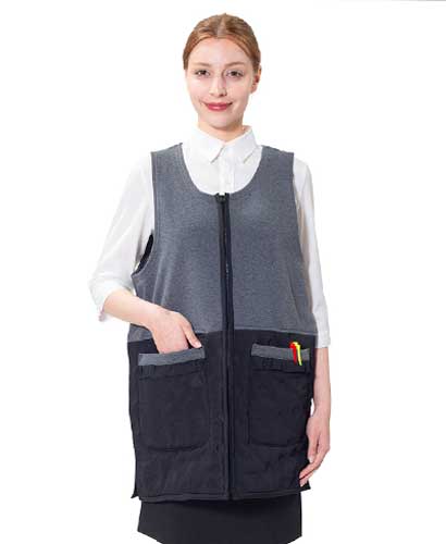 SAR-9883 그레이 누빔 모직 원피스ㅡㅡㅡ[동절기]