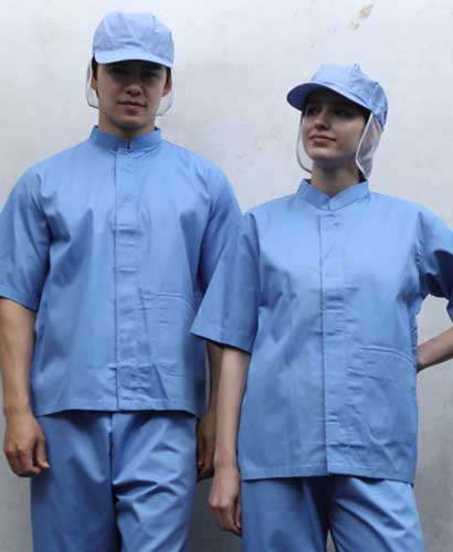 W-124-1 ★ 30수 반팔 진하늘 차이나카라 ㅡㅡ상의＃-(빅사이즈있음)