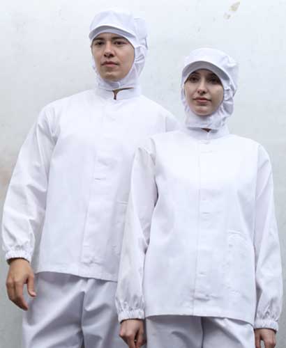 SW-82 ※ 20수 백색 차이나앞 지퍼가림 카라 상의 (★빅사이즈 있음)