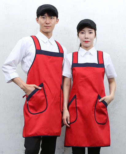 AP-507 적색 바이어스 H형 앞치마