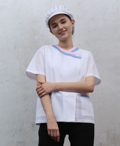 SHA-63 보라핑크 이중배색 반팔