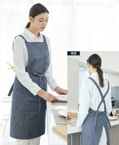 SAP-648 네이비 이중포켓 스트라이프