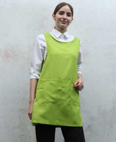 SAP-748-1 연두색 무지원피스앞치마ㅡㅡㅡ[특대있음]