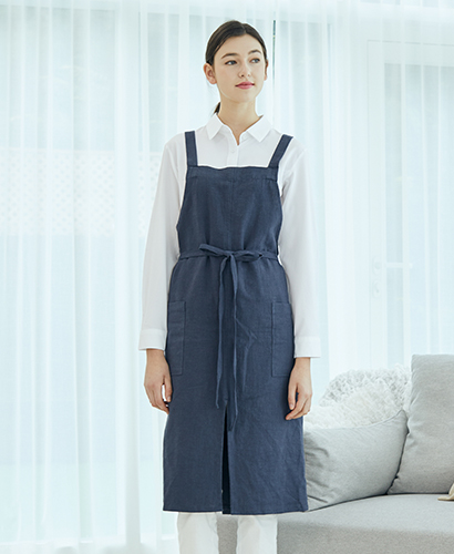 SAP-835 네이비 닌넨 스타일리쉬