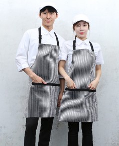 SAP-863 스트라이프 배색끈 목걸이