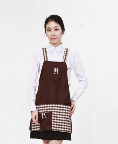 SAP-056 체크 배색 앞치마