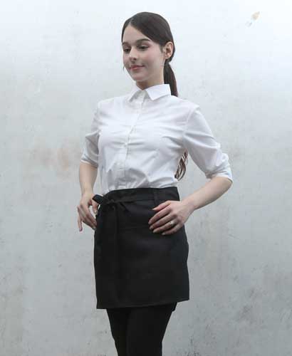 SAP-06 검정 랩형 앞치마