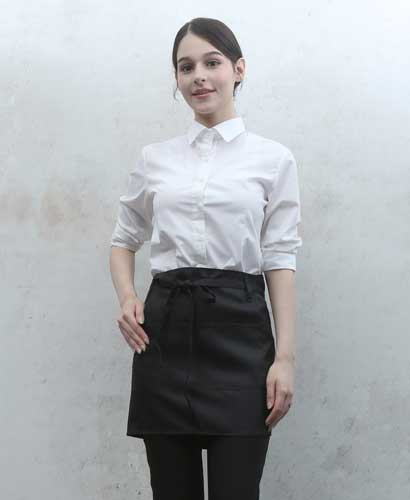 SAP-06 검정 랩형 앞치마