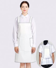 SAP-100 H형 흰색 방수앞치마