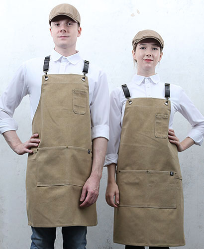 SAP-1001-4 라이트카키 캔버스 뒤가죽끈