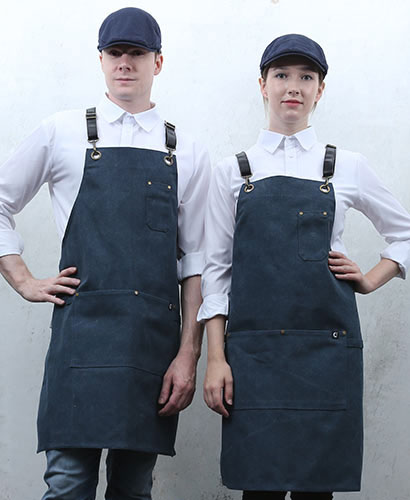 SAP-1001-6블루 캔퍼스 뒤 가죽조절끈