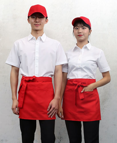SAP-212 적색 미니앞치마