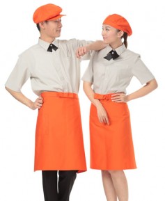 SAP-220 오렌지 허리중 앞치마