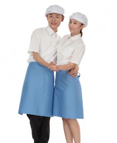 SAP-229 하늘색 허리중 앞치마