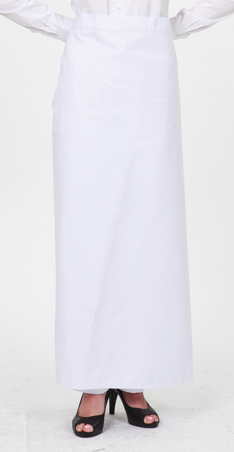 SAP-251 흰색 롱허리앞치마