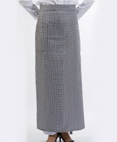 SAP-252 검정체크 롱허리앞치마