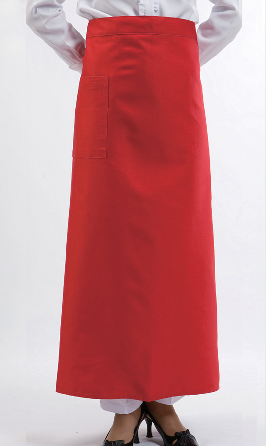 SAP-255 빨강 롱허리앞치마