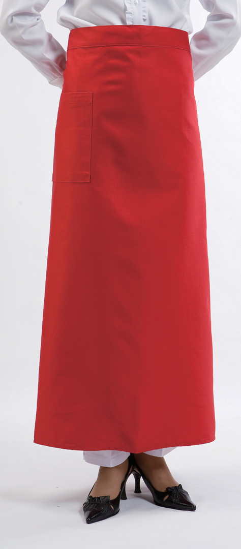SAP-255 빨강 롱허리앞치마