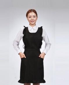 SAP-28 검정레이스 앞치마