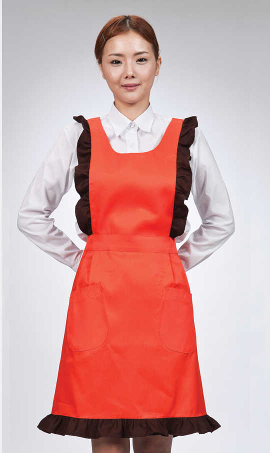 SAP-29 레이스 배색 앞치마