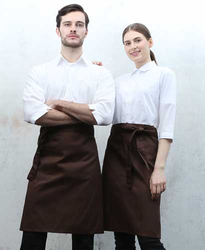 SAP-302 갈색 허리중 앞치마