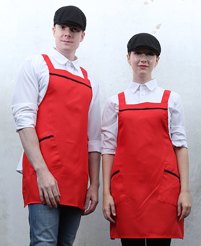 SAP-543 적색 검정띠 앞치마