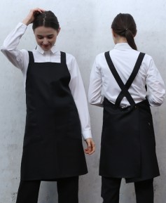 SAP-601 X형 검정 엉덩이가림 앞치마