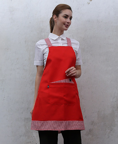 SAP-615 적색 X형 엉덩이가림앞치마