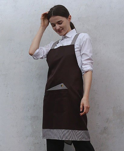 SAP-616 커피 X형 엉덩이가림앞치마