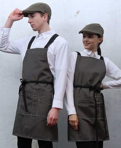 SAP-633 진카키 X형 옥스퍼드 앞치마