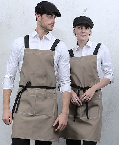 SAP-634 연카키 X형 옥스퍼드 앞치마