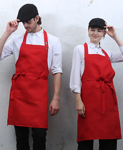 SAP-807 적색 카페 스넵앞치마