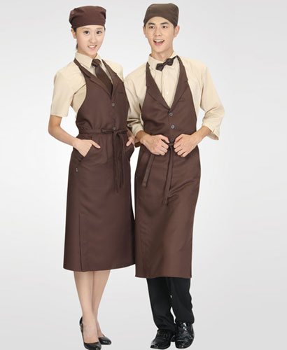SAP-900 커피 바리스타 조끼롱앞치마