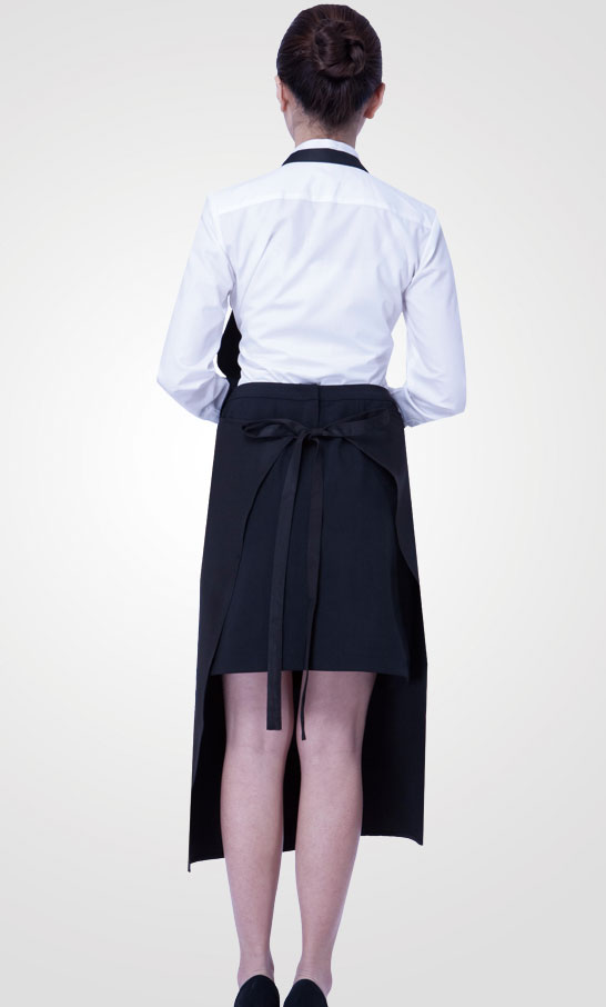 SAP-901 블랙 바리스타 조끼롱앞치마