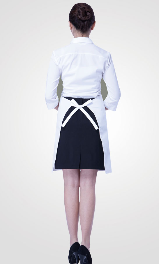 SAP-910 면혼방 백색 목걸이