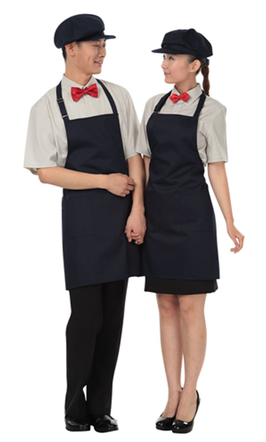 SAP-910 곤색목걸이 앞치마