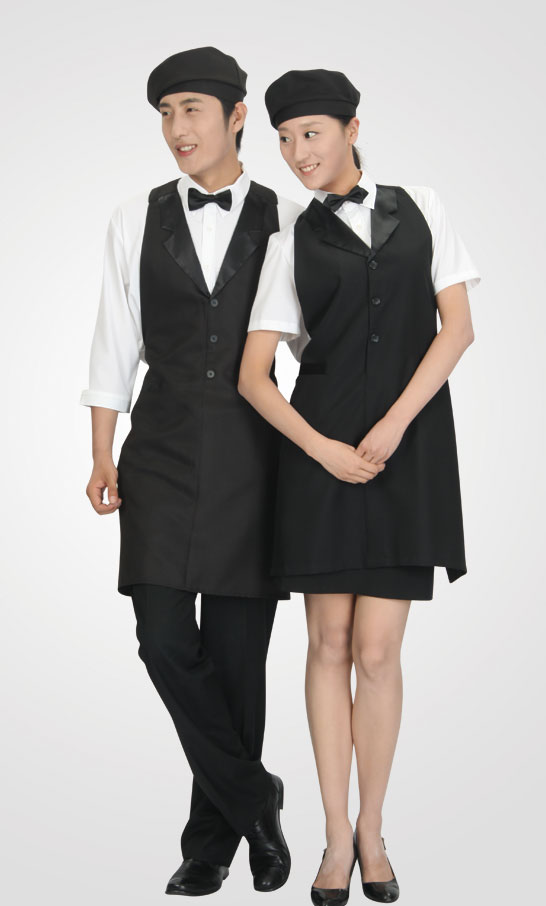 SAP-920 검정 조끼앞치마