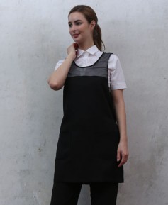 SAP-936 검정 망사 원피스 앞치마